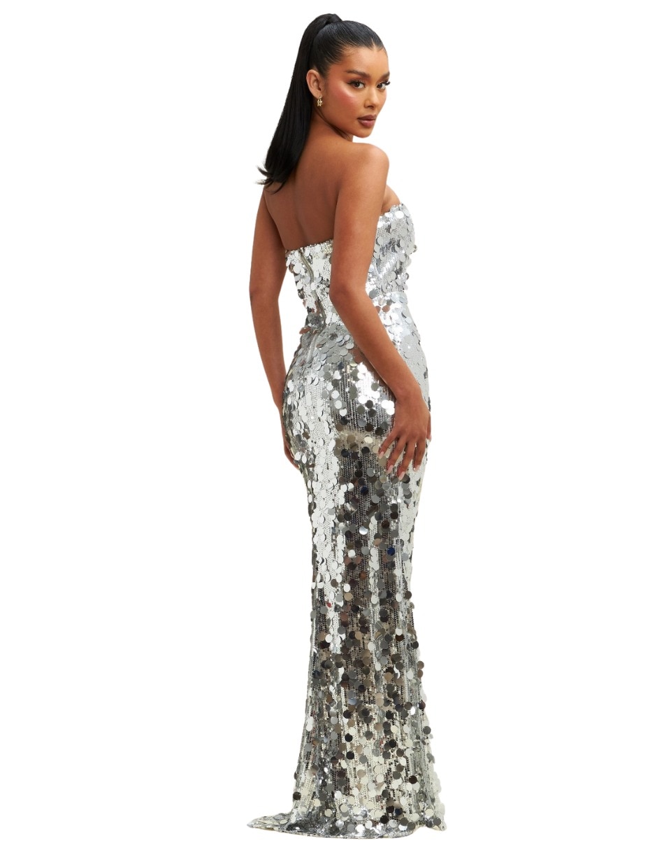 Vestido largo boda sweet bridemaid para mujer 2
